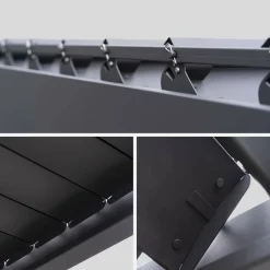 Pergola met lamellendak 6x3m verstelbare lamellen