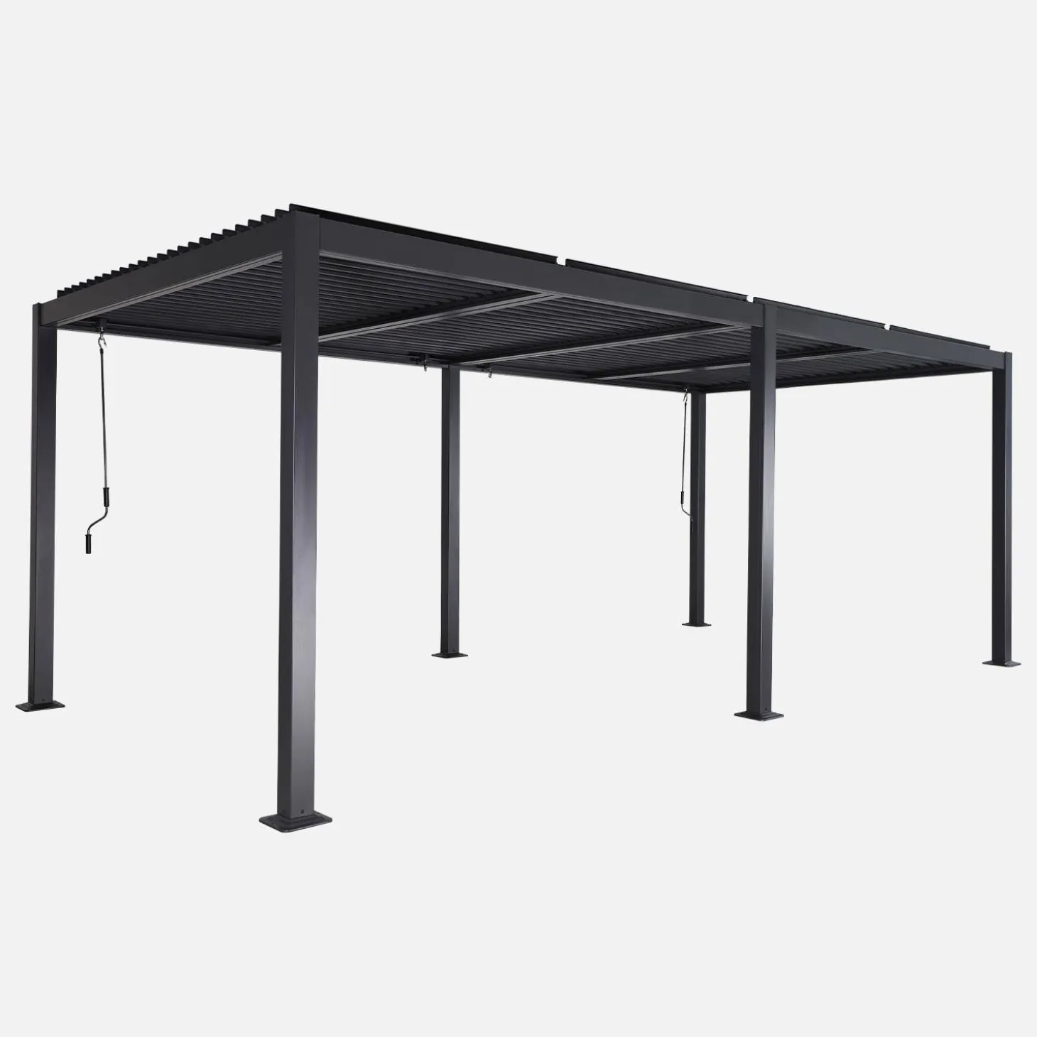 Pergola met lamellendak 6x3m verstelbare lamellen