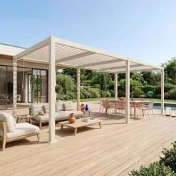 Pergola met lamellendak 6x3m verstelbare lamellen