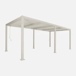 Pergola met lamellendak 6x3m verstelbare lamellen