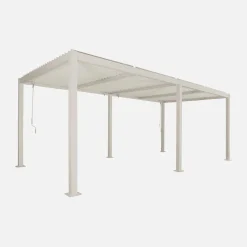 Pergola met lamellendak 6x3m verstelbare lamellen