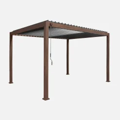 Pergola met lamellendak 4x3m verstelbare lamellen