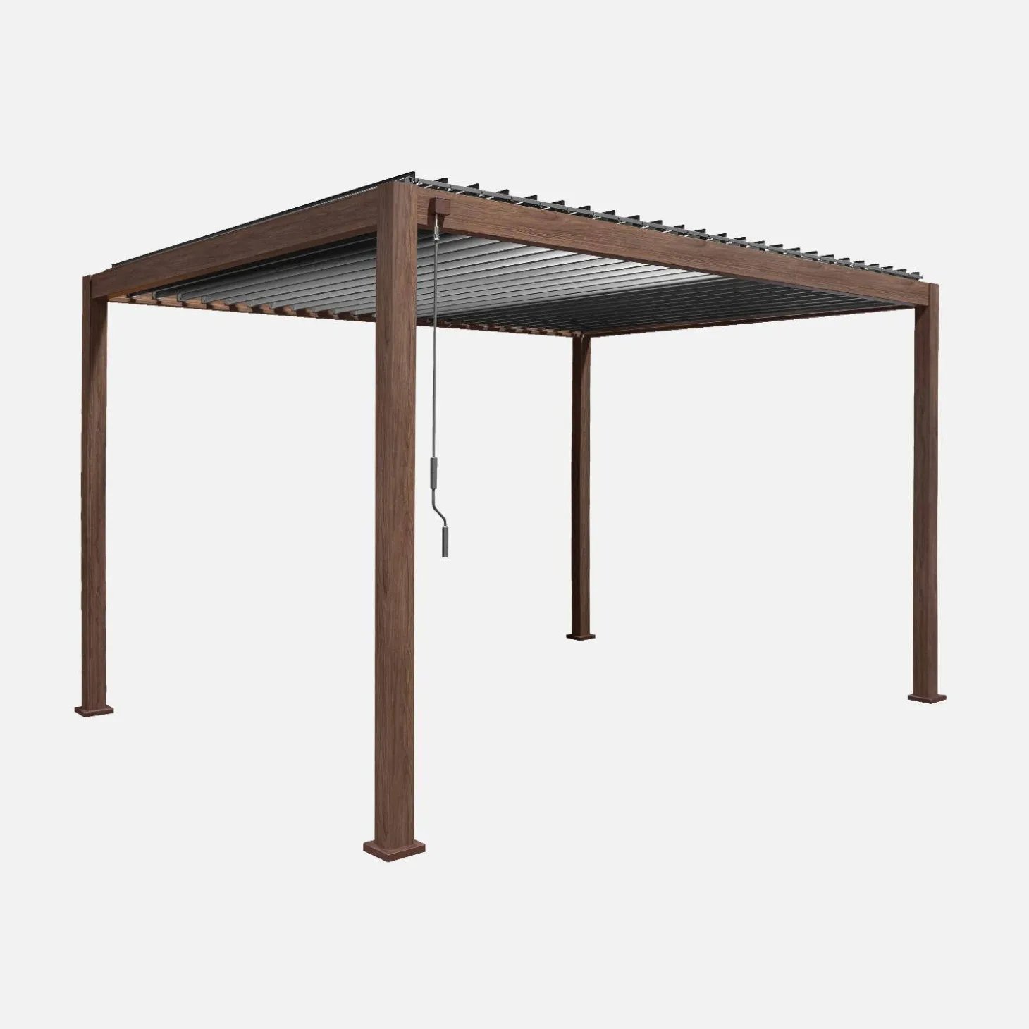 Pergola met lamellendak 4x3m verstelbare lamellen