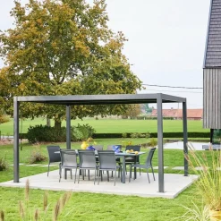 Pergola met lamellendak 4x3m verstelbare lamellen