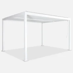 Pergola met lamellendak 4x3m verstelbare lamellen