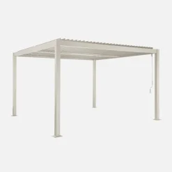 Pergola met lamellendak 3,6x3,6m verstelbare lamellen