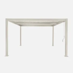 Pergola met lamellendak 3,6x3,6m verstelbare lamellen