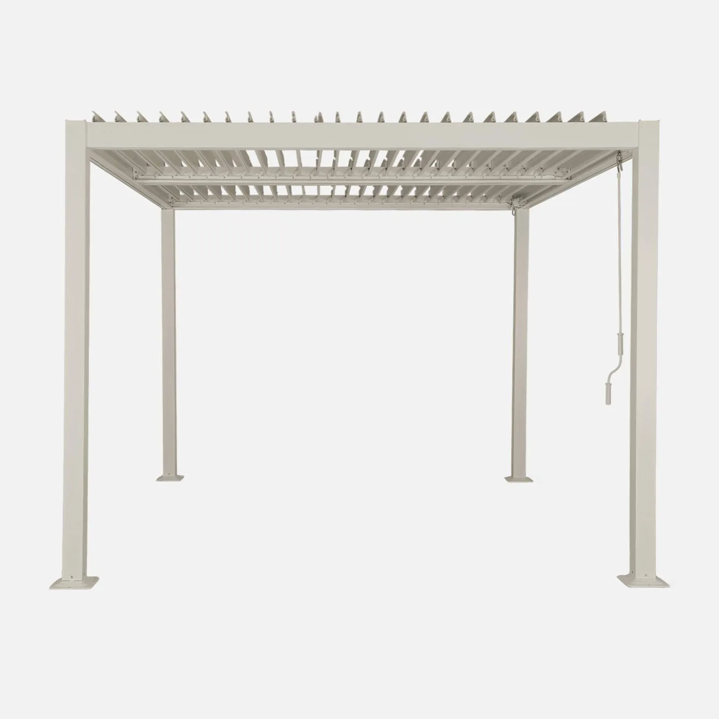Pergola met lamellendak 3x3m verstelbare lamellen