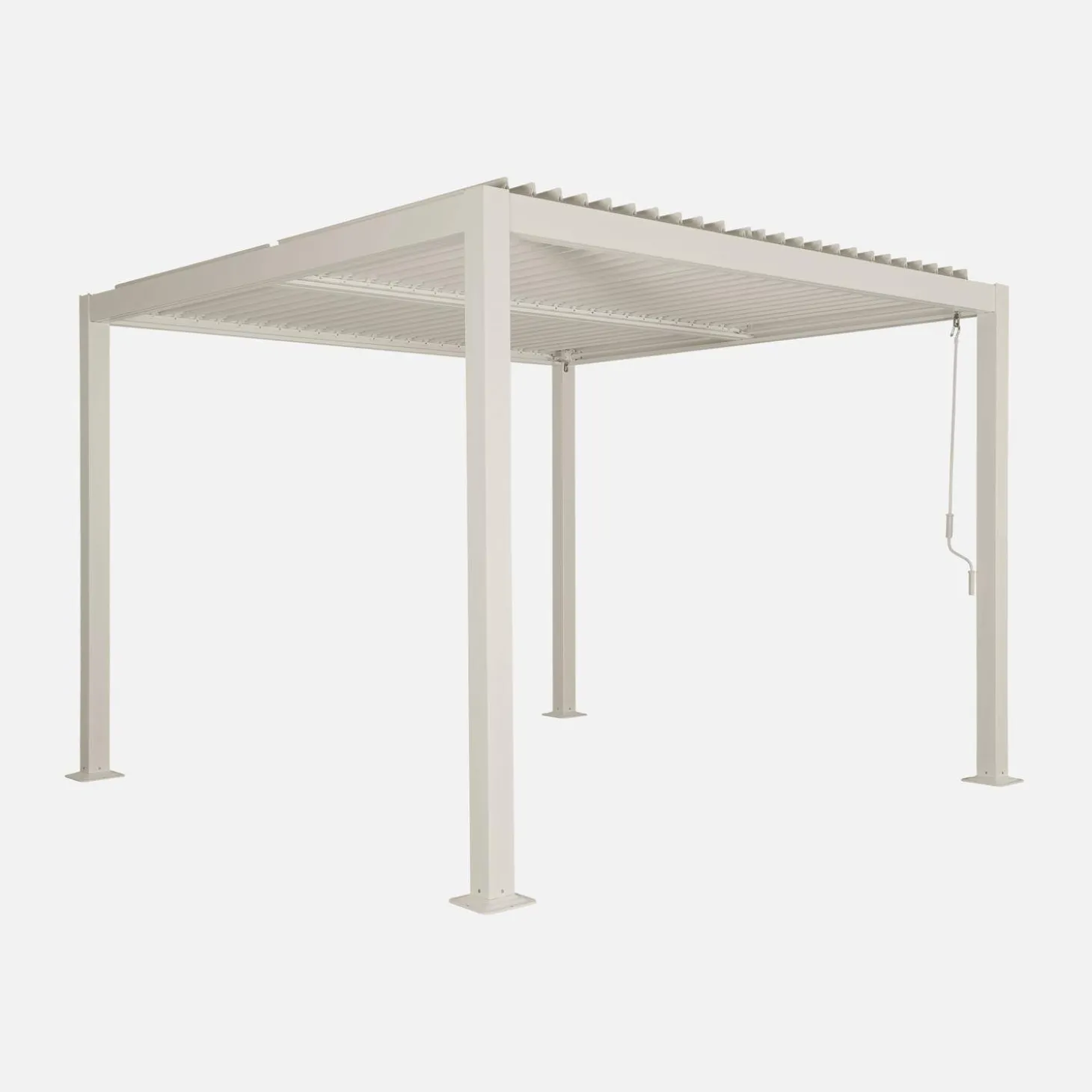 Pergola met lamellendak 3x3m verstelbare lamellen