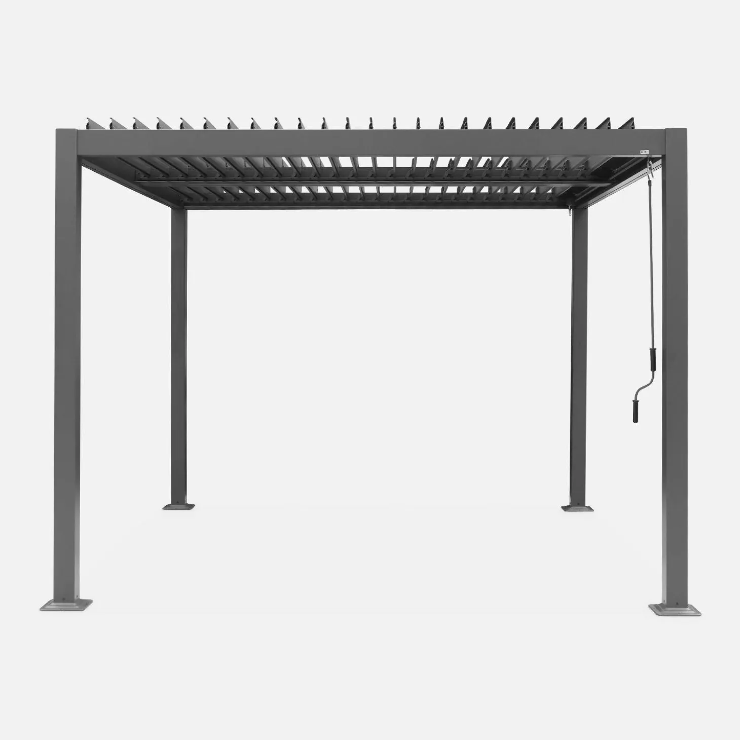 Pergola met lamellendak 3x3m verstelbare lamellen