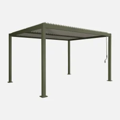 Pergola met lamellendak 4x3m verstelbare lamellen