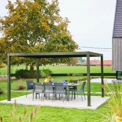 Pergola met lamellendak 4x3m verstelbare lamellen