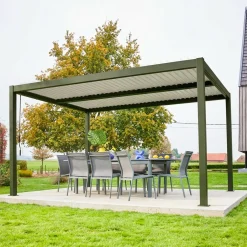 Pergola met lamellendak 4x3m verstelbare lamellen