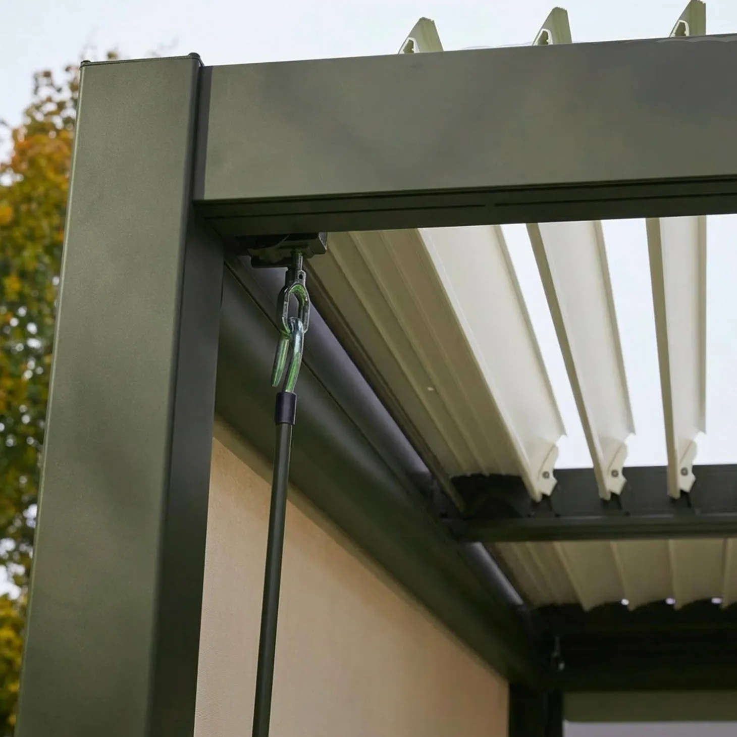 Pergola met lamellendak 4x3m verstelbare lamellen