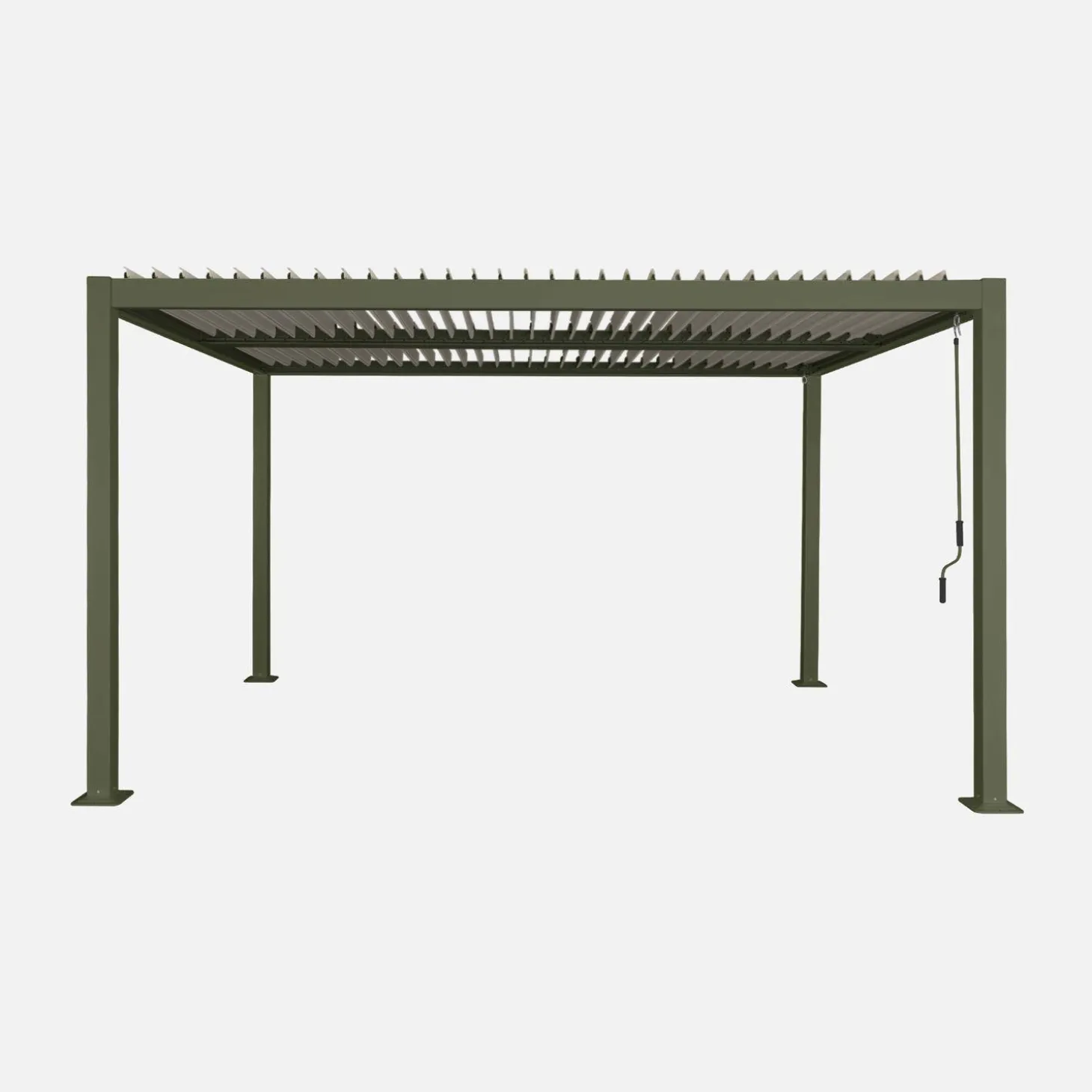 Pergola met lamellendak 4x3m verstelbare lamellen
