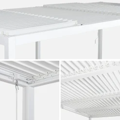 Pergola met lamellendak 6x3m verstelbare lamellen