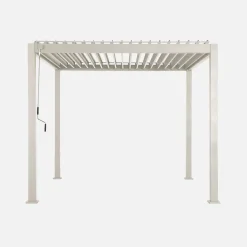 Pergola met lamellendak 3x3m V2 verstelbare lamellen