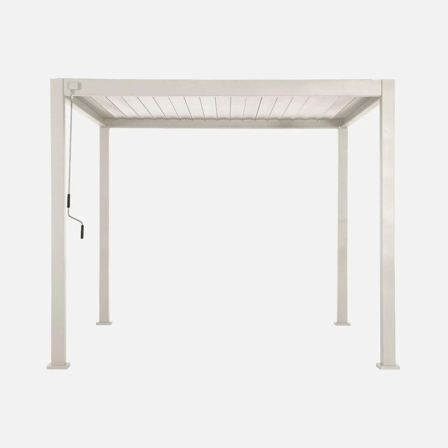 Pergola met lamellendak 3x3m V2 verstelbare lamellen