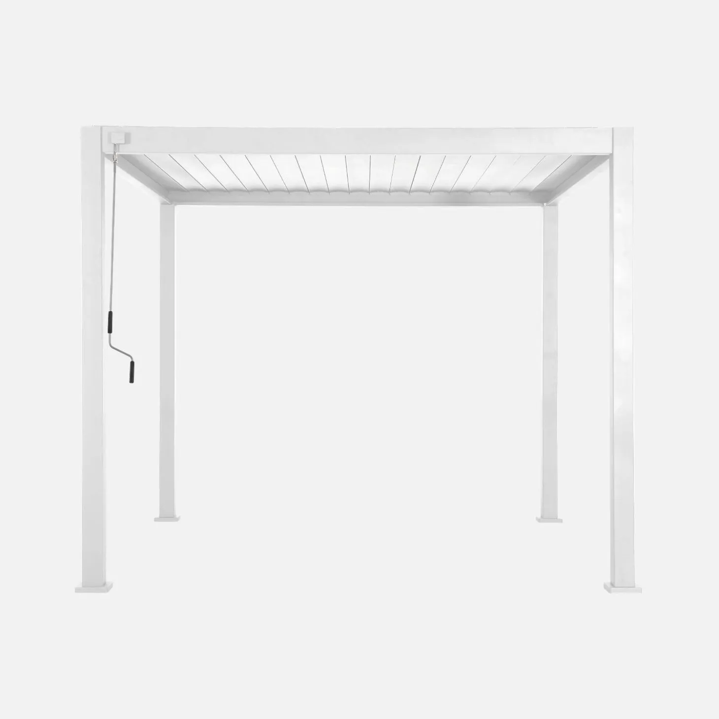 Pergola met lamellendak 3x3m V2 verstelbare lamellen