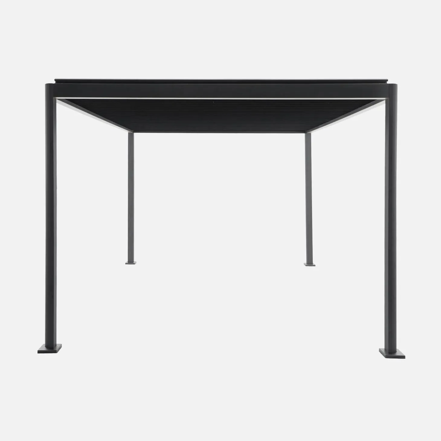 Pergola met verstelbaar lamellendak aluminium en staal 4x3m