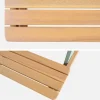 Picknicktafel met parasol voor 2 kinderen acaciahout
