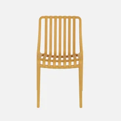 Plastic tuinstoel, stapelbaar (set van 4)