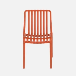 Plastic tuinstoel, stapelbaar (set van 4)