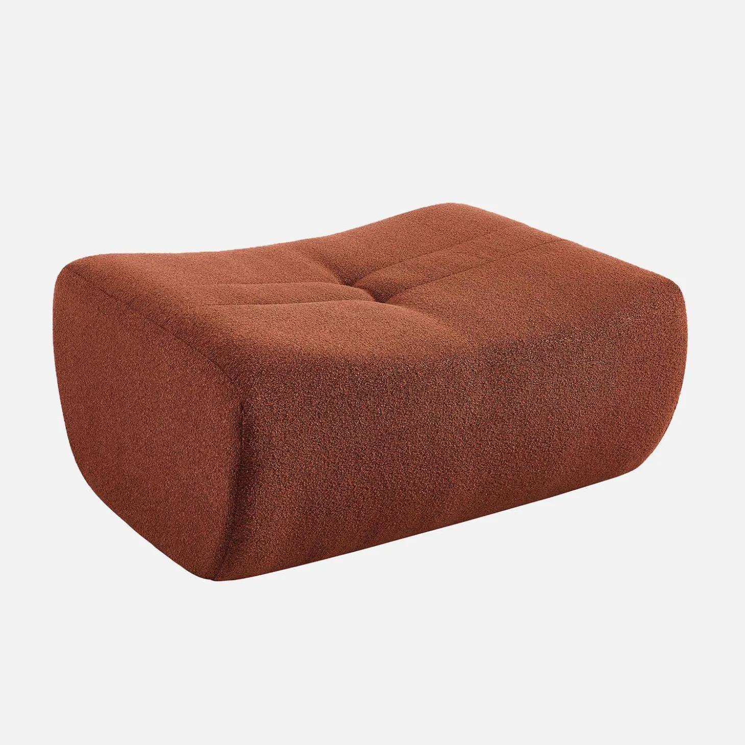 Poef, voetenbankje voor Sokol fauteuil met boucléstof