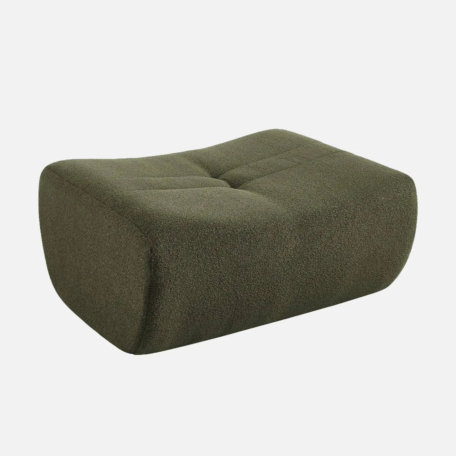 Poef, voetenbankje voor Sokol fauteuil met boucléstof