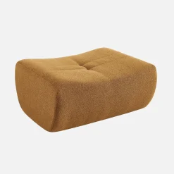 Poef, voetenbankje voor Sokol fauteuil met boucléstof
