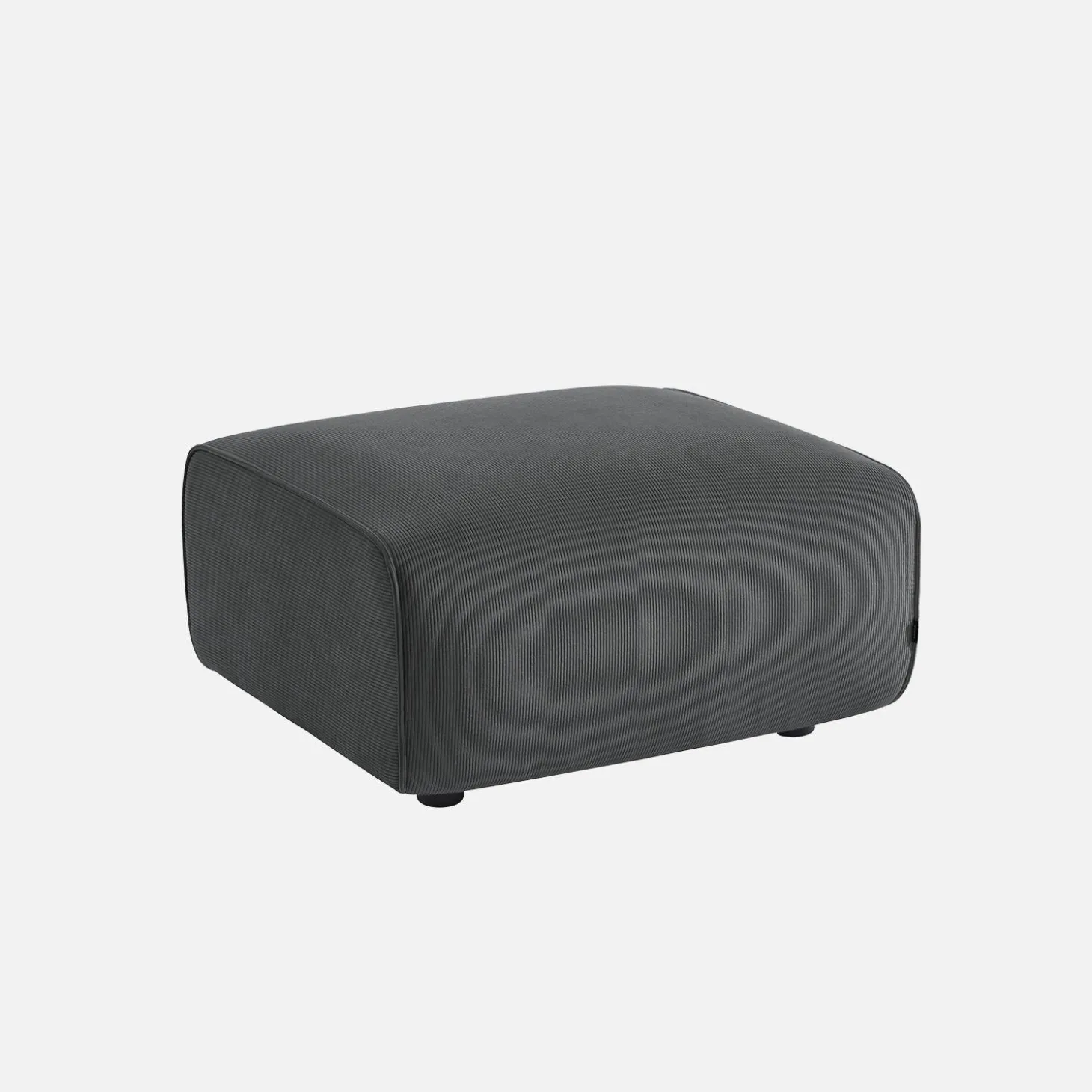 Poef, voetenbank voor 2-zitsbank Wallas corduroy