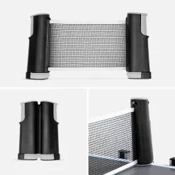 Premium indoor tafeltennistafel met 2 batjes en 3 ballen
