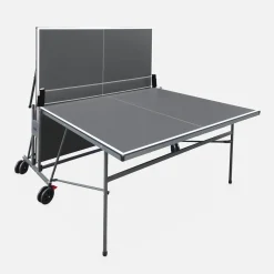 Premium indoor tafeltennistafel met 2 batjes en 3 ballen