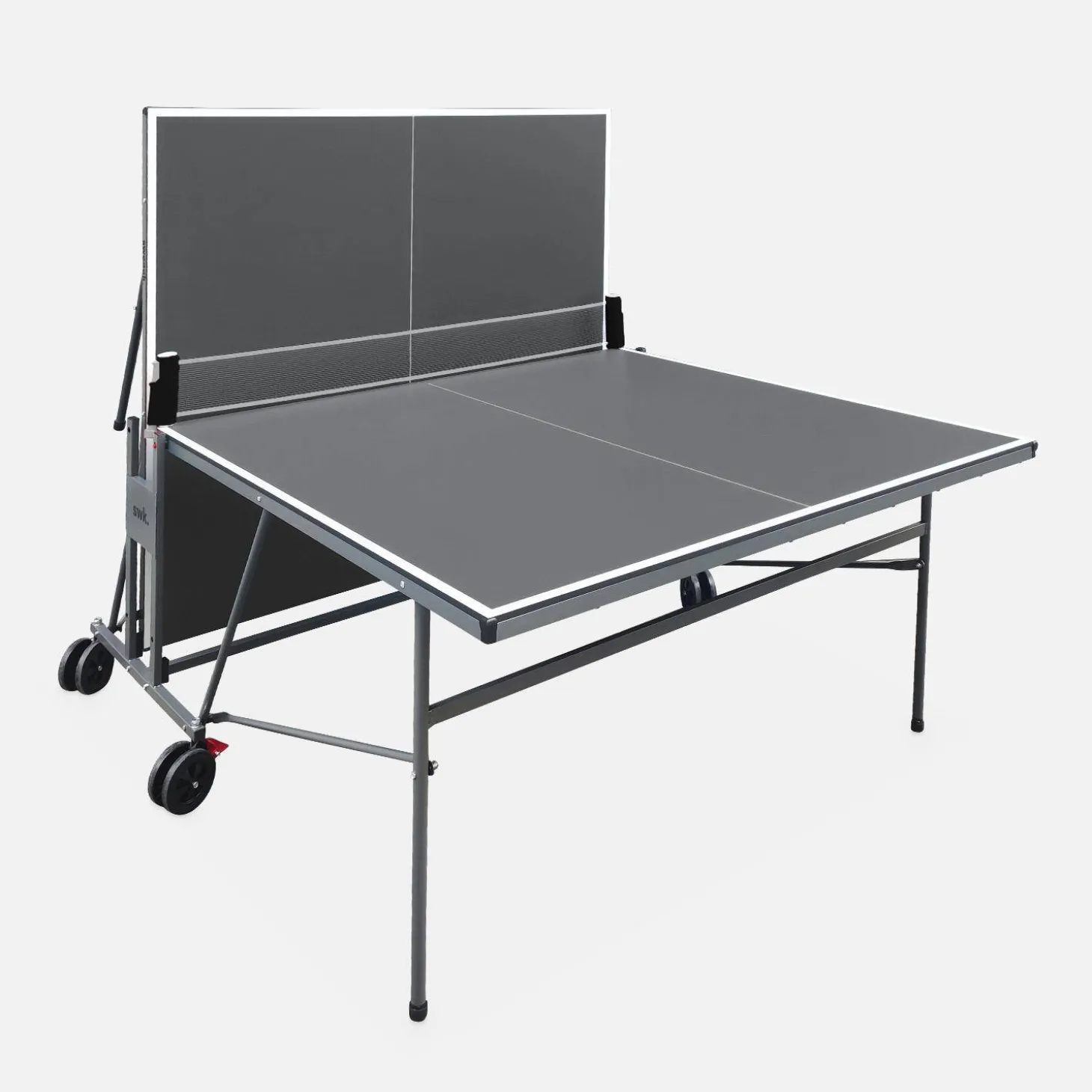 Premium indoor tafeltennistafel met 2 batjes en 3 ballen