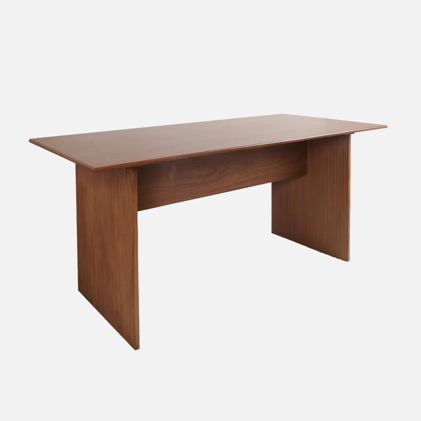 Rechthoekige eettafel, gesneden houteffect, 4-6 zitplaatsen, 170cm