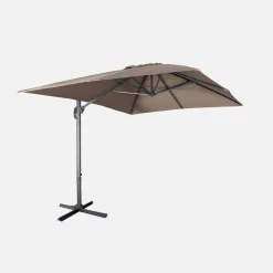 Rechthoekige parasol 3x4m