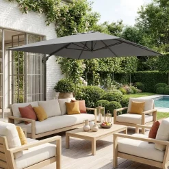 Rechthoekige parasol 3x4m