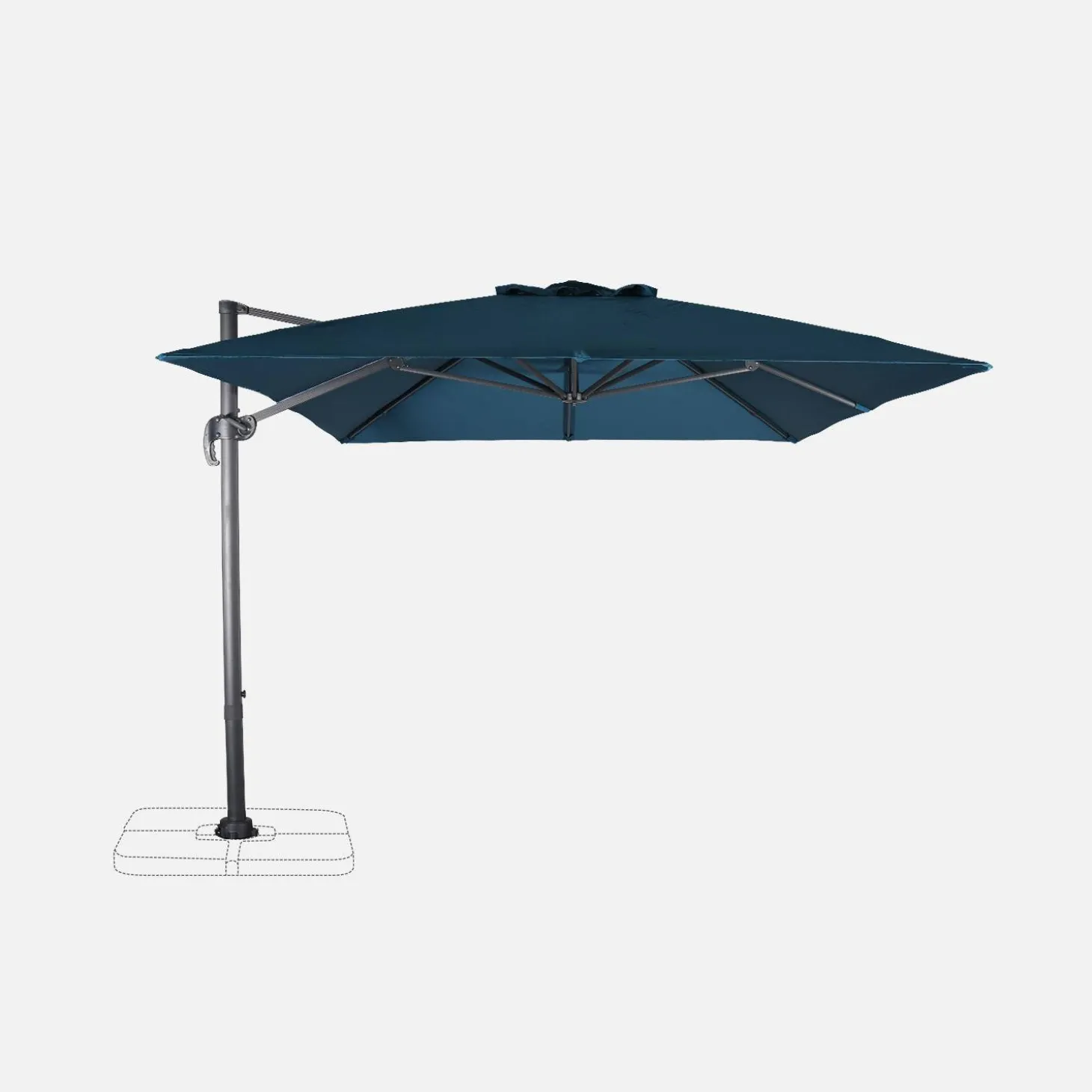 Rechthoekige parasol 3x4m