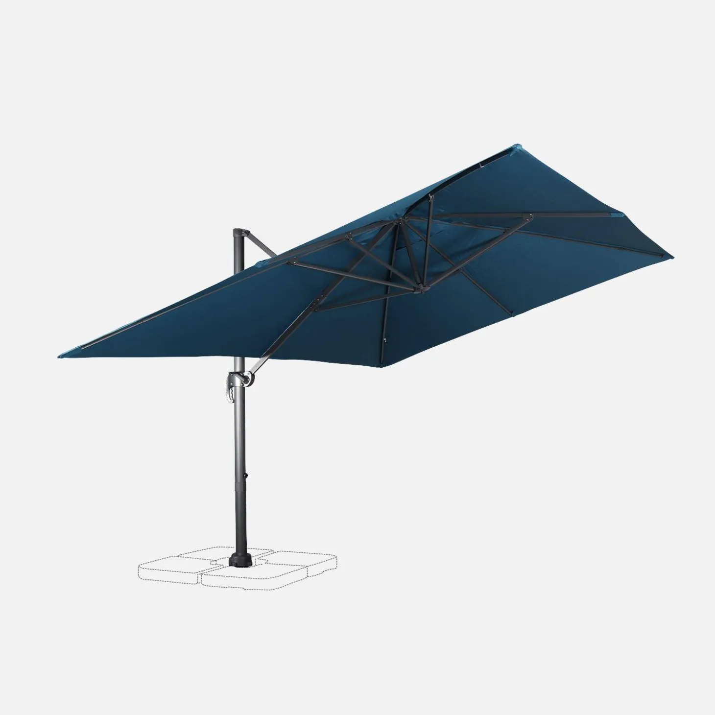 Rechthoekige parasol 3x4m
