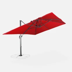 Rechthoekige parasol 3x4m