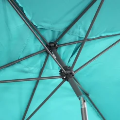 Rechthoekige parasol 2x3m met centrale mast
