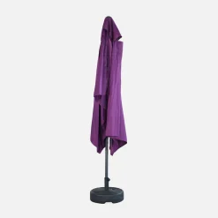 Rechthoekige parasol 2x3m met centrale mast