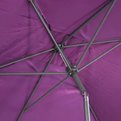 Rechthoekige parasol 2x3m met centrale mast