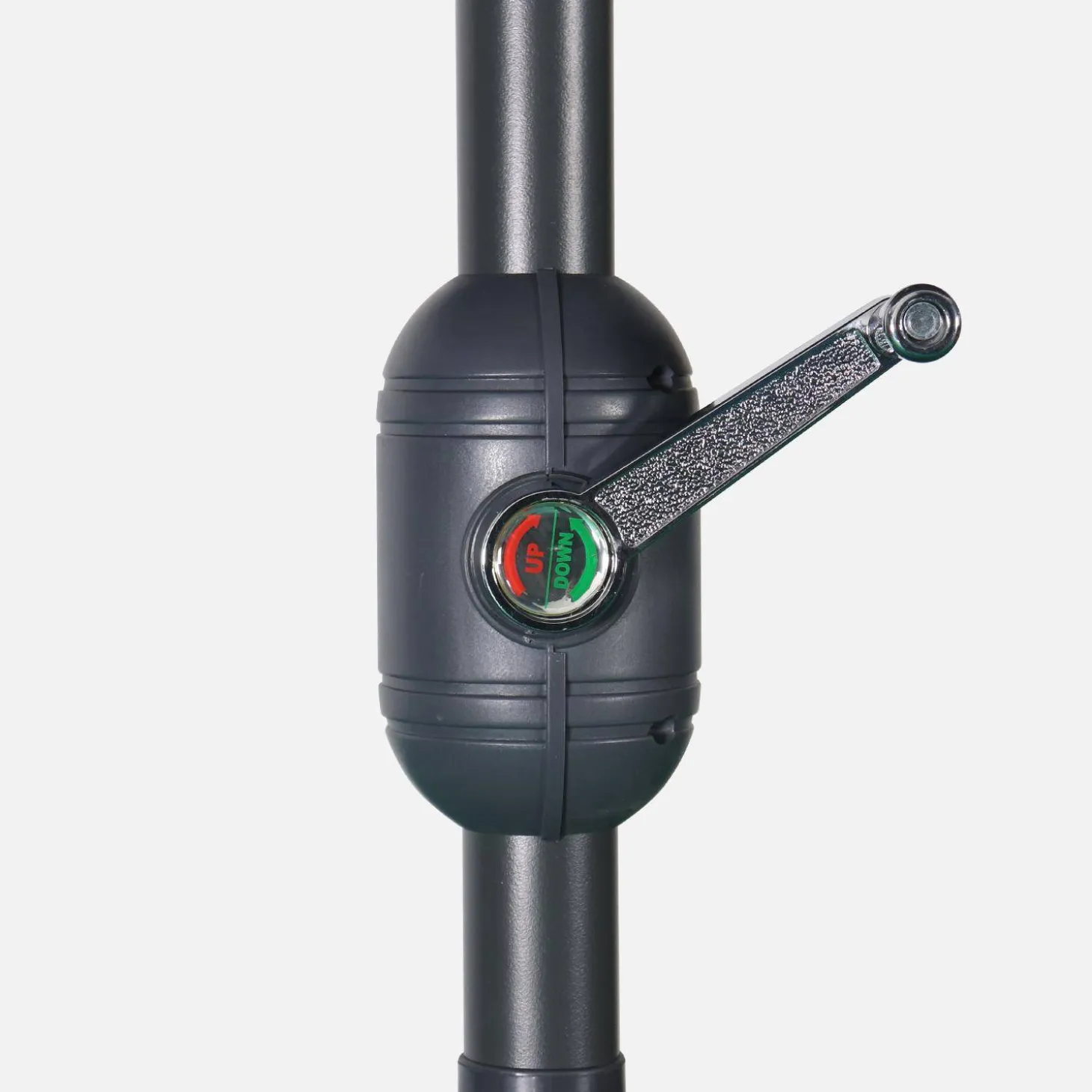 Rechthoekige parasol 2x3m met centrale mast