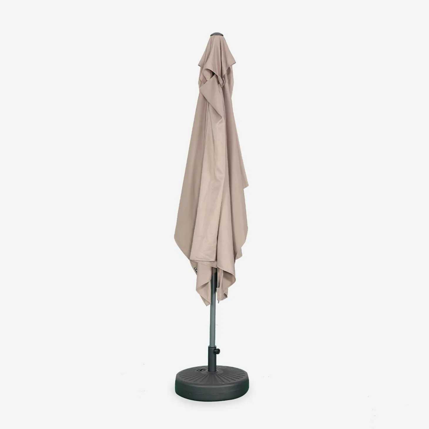 Rechthoekige parasol 2x3m met centrale mast