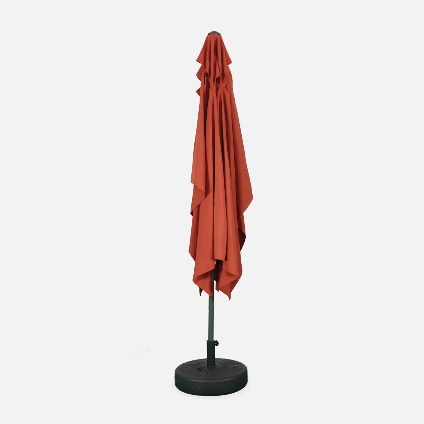 Rechthoekige parasol 2x3m met centrale mast