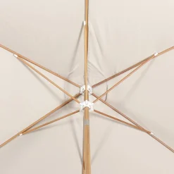 Rechthoekige parasol 2x3m met centrale mast