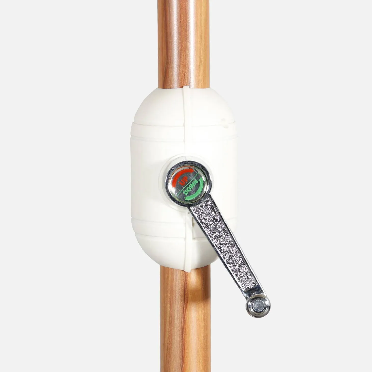 Rechthoekige parasol 2x3m met centrale mast