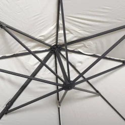 Rechthoekige parasol 3x4m + verzwaarde tegels 50x50cm