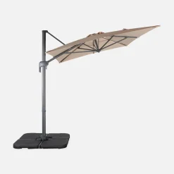 Rechthoekige zweefparasol 2x3m
